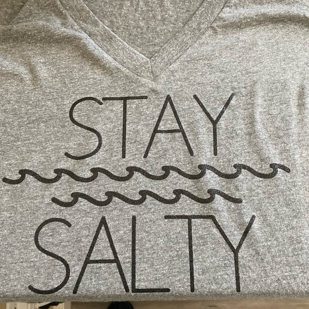 Stay Salty T-Shirts.  Sizes s-xl. Awesome for summer